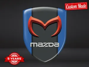 Mazda Autocollants Bombés Auto Résistants Premium Minimal